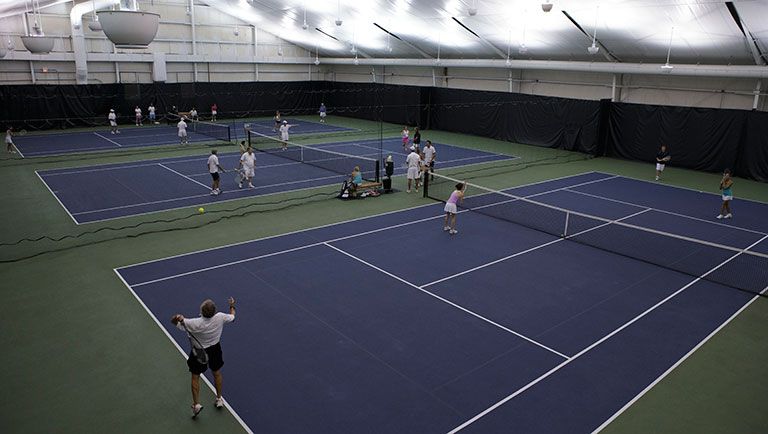 Belle Haven Country Club Indoor Tennis Court Lighting