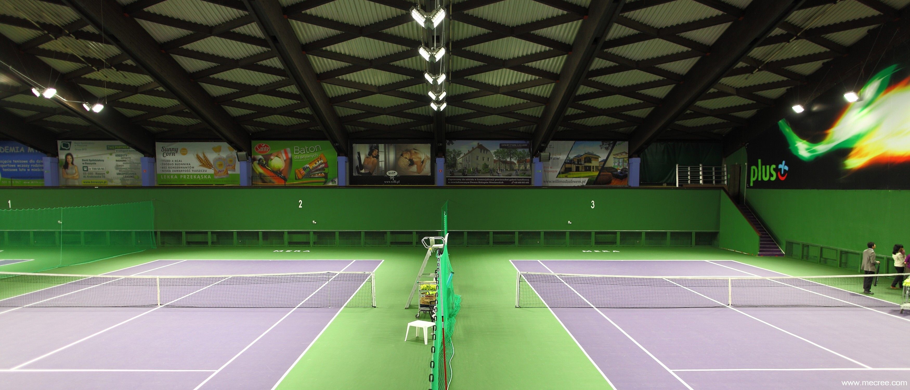 Indoor Tennis Courts Lighting by Mecree