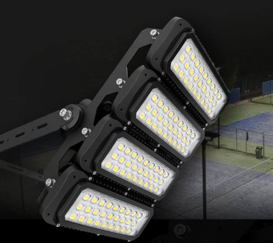 Brilloop-M19 Modular LED Floodlight, Adjustable Modules, Ideal for Sports Fields